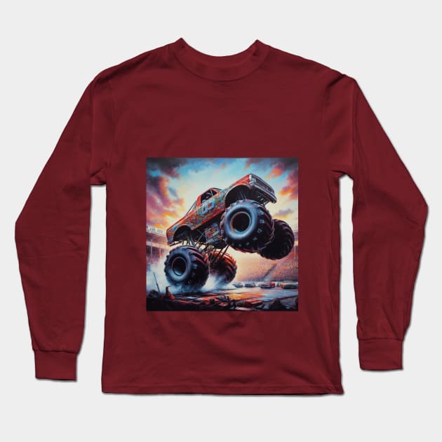 Monster Truck . Long Sleeve T-Shirt by Canadaman99